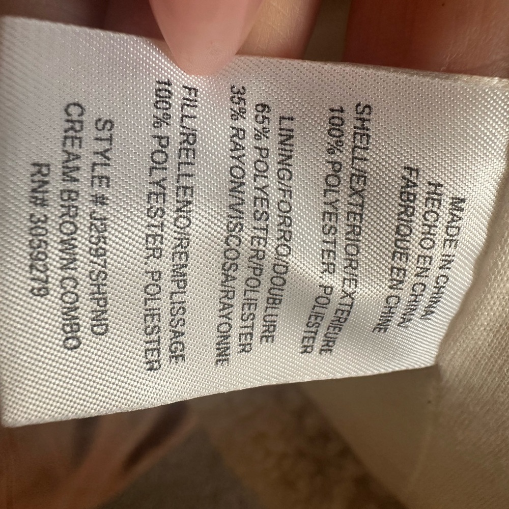 Thread & Supply Cream and Tan Vest - Picture 6 of 7